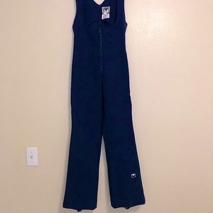 Obermeyer Vintage Ski Bib Navy 6R Wool